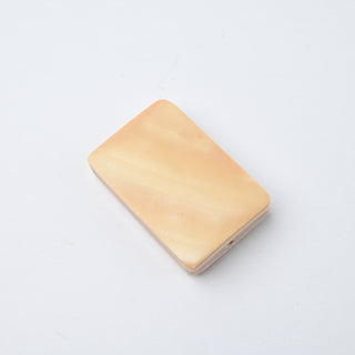 Perla Nuvola di Crema Rettangolo 28x18x5mm