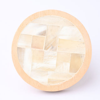 Cabochon Ramo di Madreperla Disco Ø45mm
