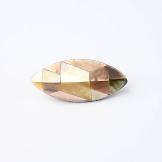 Perla Frammenti di Colore Navetta 45x20mm - Ambra Antica