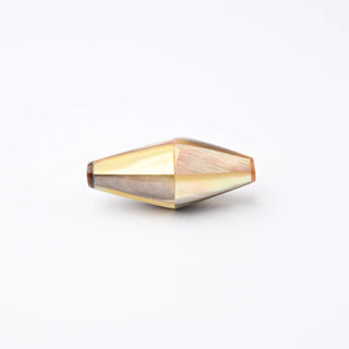 Perla Frammenti di Colore Bicono 32x15mm - Ambra Antica