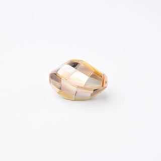 Perla Frammenti di Colore Ovale Ritorto 25x17mm - Ambra Antica