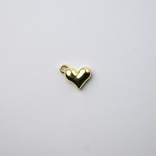 Ciondolo Petite in Ottone Cuore 11x10mm Oro