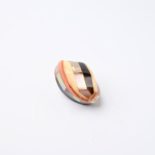 Perla Frammenti di Colore Ovale Ritorto 25x17mm - Ardore