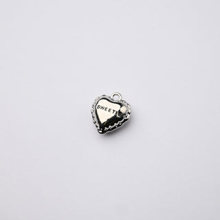 Ciondolo Petite in Ottone Cuore 13x12mm Argento