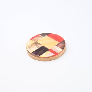 Cabochon Frammenti di Colore Disco Ø 30mm - Spezia