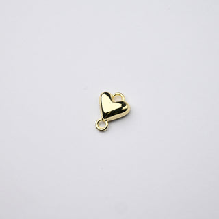 Ciondolo Petite in Ottone Cuore 11x9mm Oro