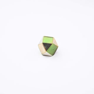 Perla Frammenti di Colore Poligonale 13mm - Muschio