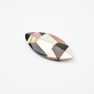 Perla Frammenti di Colore Navetta 45x20mm - Velluto Antico