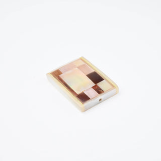 Perla Frammenti di Colore Rettangolo 28x18mm - Velluto Antico