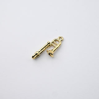 Ciondolo Petite in Ottone Trombone 21x8mm Oro