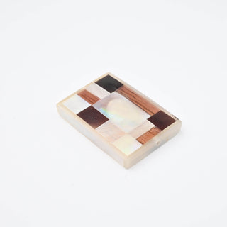Perla Frammenti di Colore Rettangolo 30x20mm - Velluto Antico