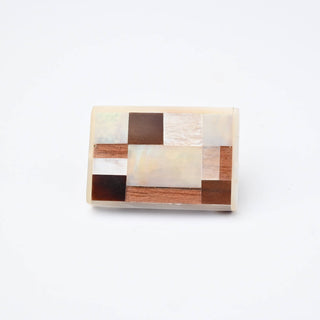 Perla Frammenti di Colore Rettangolo 30x20mm - Velluto Antico