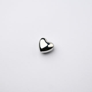 Perla in Ottone Cuore 12x10mm Argento
