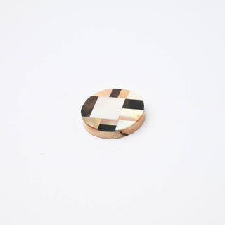 Cabochon Frammenti di Colore Disco Ø 20mm - Velluto Antico