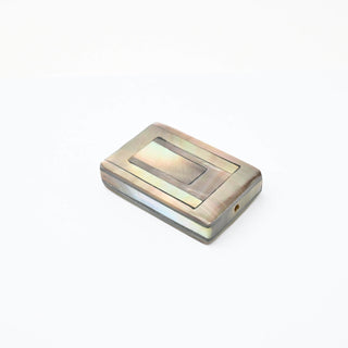 Perla Patina di Bronzo Rettangolo 28x18mm