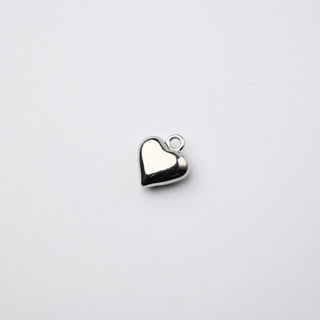 Ciondolo Petite in Ottone Cuore 12x10mm Argento