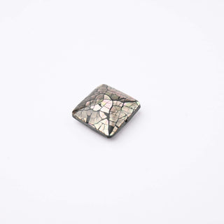 Perla Patina di Bronzo Quadrato 15mm