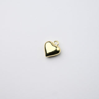 Ciondolo Petite in Ottone Cuore 12x10mm Oro