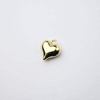 Ciondolo Petite in Ottone Cuore 14x13mm Oro