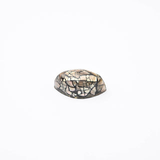 Cabochon Patina di Bronzo Navetta 25x12mm