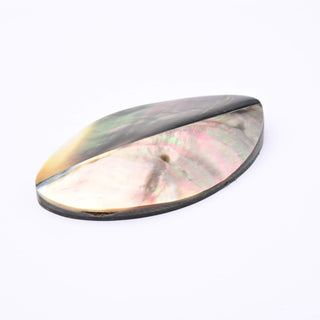 Cabochon Patina di Bronzo Navetta 60x32mm