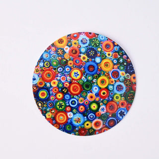Pendente in Madreperla Pois Colori Disco 50mm