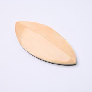 Cabochon Nuvola di Crema Navetta 60x27mm