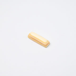 Cabochon Nuvola di Crema Rettangolo 20x6x5mm