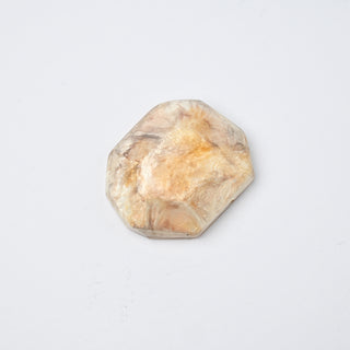 Cabochon Scuro Nuvola di Crema Ottagono 30x24x10mm