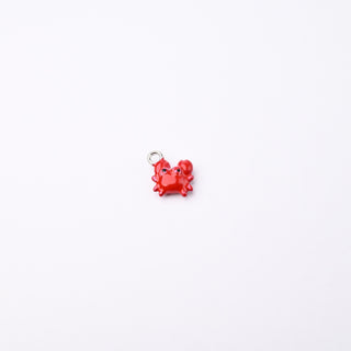 Ciondolo Petite in Ottone Granchio Rosso 10mm