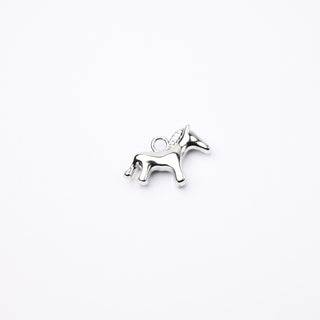 Ciondolo Petite in Ottone Cavallino Argento 20x15mm