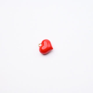Ciondolo Petite in Ottone Cuore Rosso 12x10mm