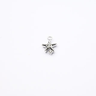 Ciondolo Petite in Ottone Stellina Argento con Strass 12mm