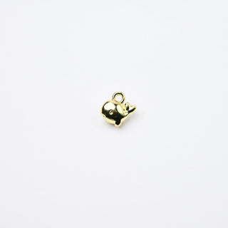 Ciondolo Petite in Ottone Balena Oro 10mm