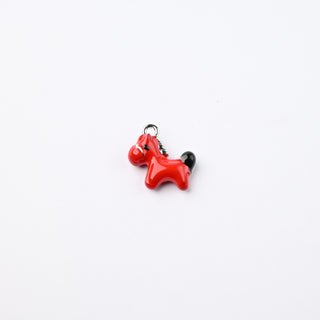 Ciondolo Petite in Ottone Cavallino Rosso 15x12mm