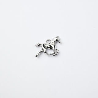 Ciondolo Petite in Ottone Cavallino Argento 20x15mm