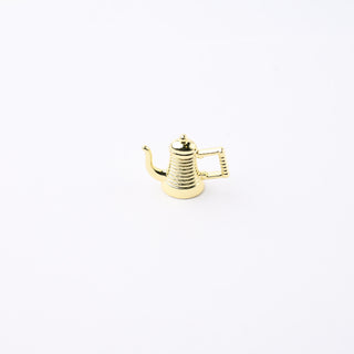 Ciondolo Petite in Ottone Teiera Oro 16x14mm