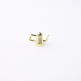 Ciondolo Petite in Ottone Teiera Oro 16x14mm