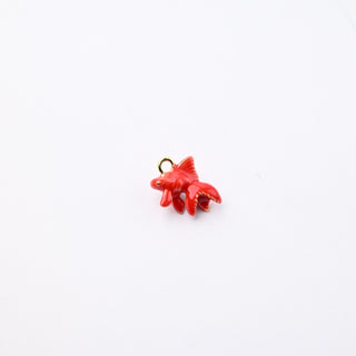 Ciondolo Petite in Ottone Pesciolino Rosso Salmone 17x13mm