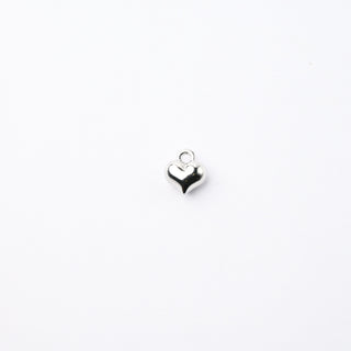 Ciondolo Petite in Ottone Cuore Argento 9mm