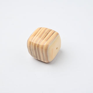 Perla Nuvola di Crema Cubo 21x21mm