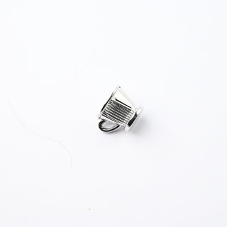 Ciondolo Petite in Ottone Tazza Argento 14x10mm