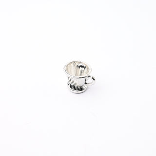 Ciondolo Petite in Ottone Tazza Argento 14x10mm
