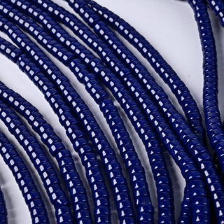 Perle in Pasta di Vetro Rondella Blu 6x3mm
