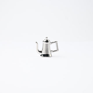 Ciondolo Petite in Ottone Teiera Argento 16x14mm