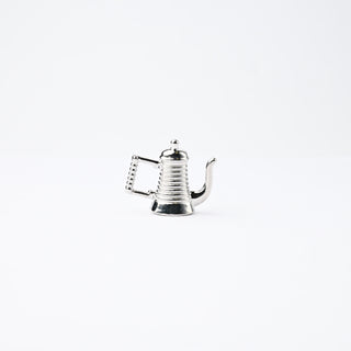 Ciondolo Petite in Ottone Teiera Argento 16x14mm