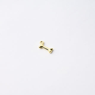 Ciondolo Petite in Ottone Ossicino Oro 12mm