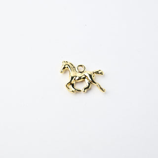 Ciondolo Petite in Ottone Cavallino Oro 20x15mm