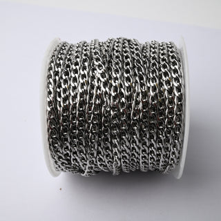 Catena in Acciaio Groumette 4x3mm - Vendita a Bobina