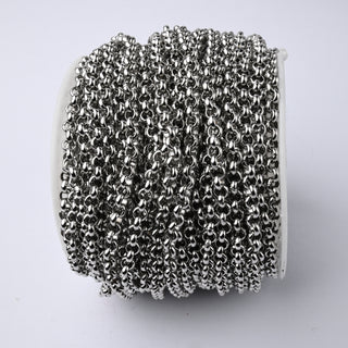Catena in Acciaio Rolò 3mm - Vendita a Bobina